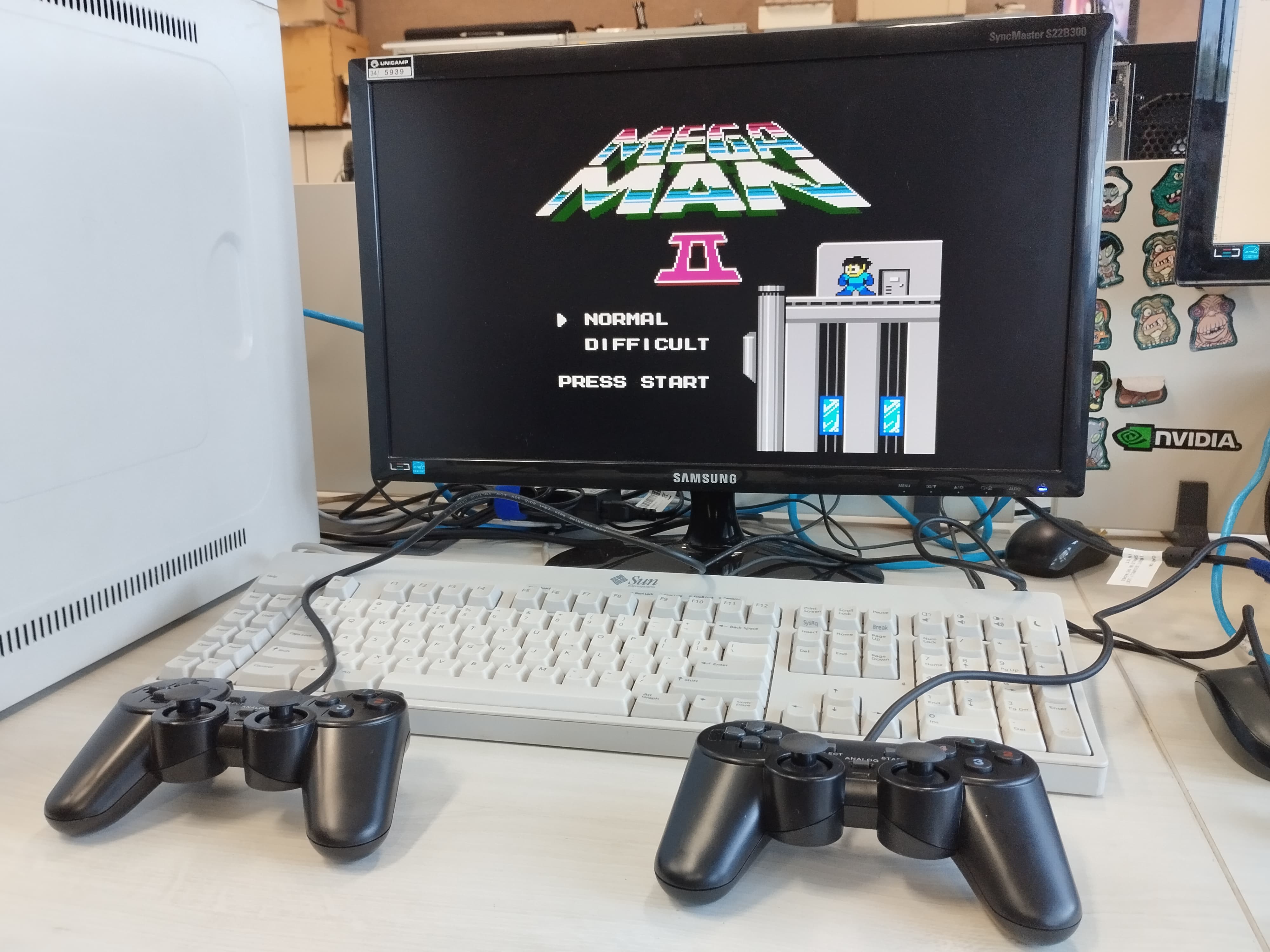 Imagem do MegaMAN no NES